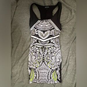 Rampage Womens Bodycon Printed Tank Dress Small